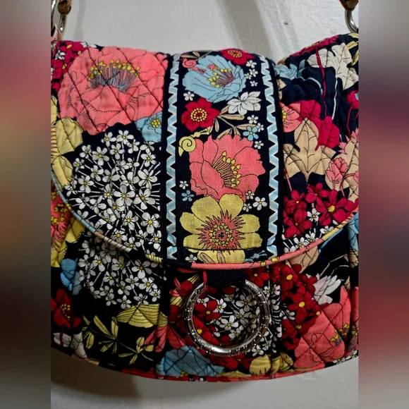 Vera Bradley Happy Snails Saddle Up Crossbody Bag - Picture 1 of 11